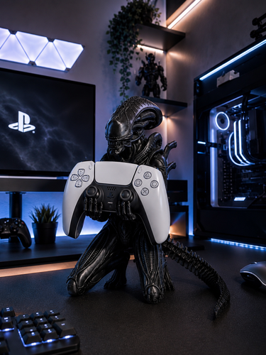 استند دسته ی ps5/xbox طرح آدم فضایی