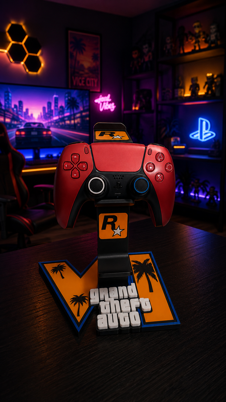 استند دسته PS5/xbox طرح GTA VI