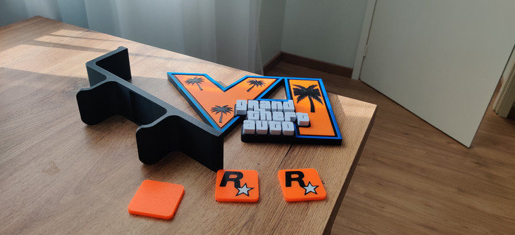 استند دسته PS5/xbox طرح GTA VI